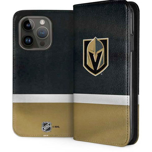 NHL Vegas Golden Knights Jersey iPhone 15 Pro Folio Case
